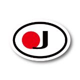 日本国旗・ビークルID 耐水ステッカー　日章旗