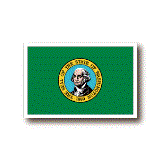 ワシントン州旗ステッカー