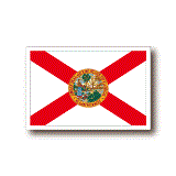 フロリダ州旗ステッカー