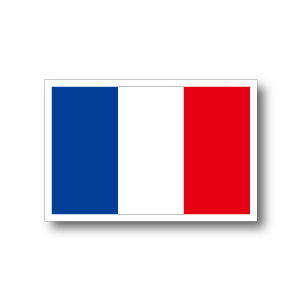 ステッカー通販 国旗ステッカー ヨーロッパ フランス国旗ステッカー