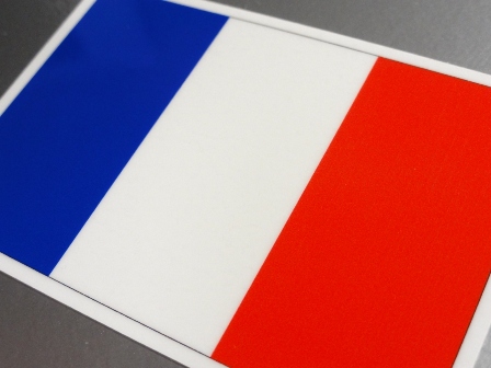 ステッカー通販 国旗ステッカー ヨーロッパ フランス国旗ステッカー