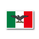 イタリア社会共和国国旗ステッカー