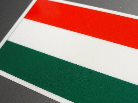 ステッカー通販 国旗ステッカー ヨーロッパ ハンガリー国旗ステッカー