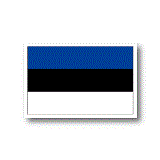 エストニア国旗ステッカー