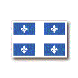 カナダ・ケベック州旗ステッカー
