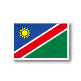 ナミビア国旗ステッカー