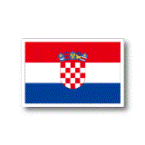 クロアチア国旗ステッカー