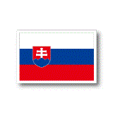 スロバキア国旗ステッカー