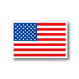 アメリカ国旗ステッカー