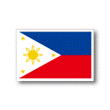 フィリピン国旗ステッカー