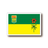 カナダ・サスカチュワン州旗ステッカー