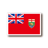 カナダ・マニトバ州旗ステッカー
