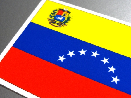 ステッカー通販 国旗ステッカー 南アメリカ ベネズエラ国旗ステッカー