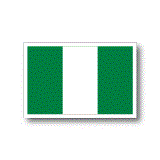 ナイジェリア国旗ステッカー