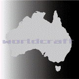 オーストラリア地図 カッティングステッカー