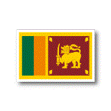 スリランカ国旗ステッカー