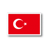 トルコ国旗ステッカー