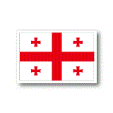 ジョージア国旗ステッカー