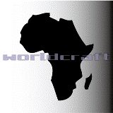 アフリカ大陸カッティングステッカー