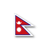 ■ネパール国旗ステッカー