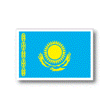 カザフスタン国旗ステッカー