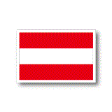 オーストリア国旗ステッカー　Austria EU