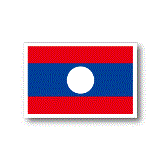 ラオス国旗ステッカー