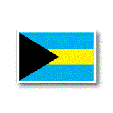 バハマ国旗ステッカー