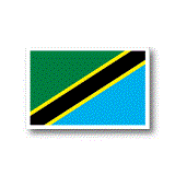 タンザニア国旗ステッカー