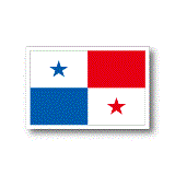 パナマ国旗ステッカー