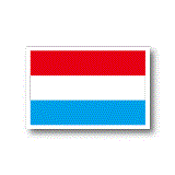 ルクセンブルク国旗ステッカー