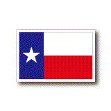 テキサス州旗ステッカー