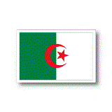 アルジェリア国旗ステッカー