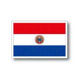 パラグアイ国旗ステッカー