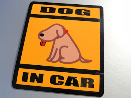 ステッカー通販】 ＞ DOG・CAT IN CARステッカー ＞ DOG IN CAR耐水 
