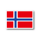 ノルウェー国旗ステッカー