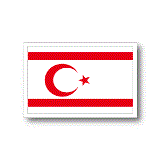 北キプロス国旗ステッカー