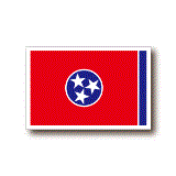 テネシー州旗ステッカー