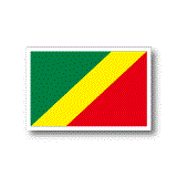 コンゴ共和国国旗ステッカー