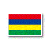 モーリシャス国旗ステッカー