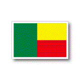 ベナン共和国国旗ステッカー