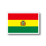 ボリビア国旗ステッカー