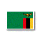 ザンビア国旗ステッカー