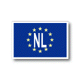 オランダ NL　EU旗・ユーロビークルIDステッカー