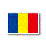 チャド共和国国旗ステッカー